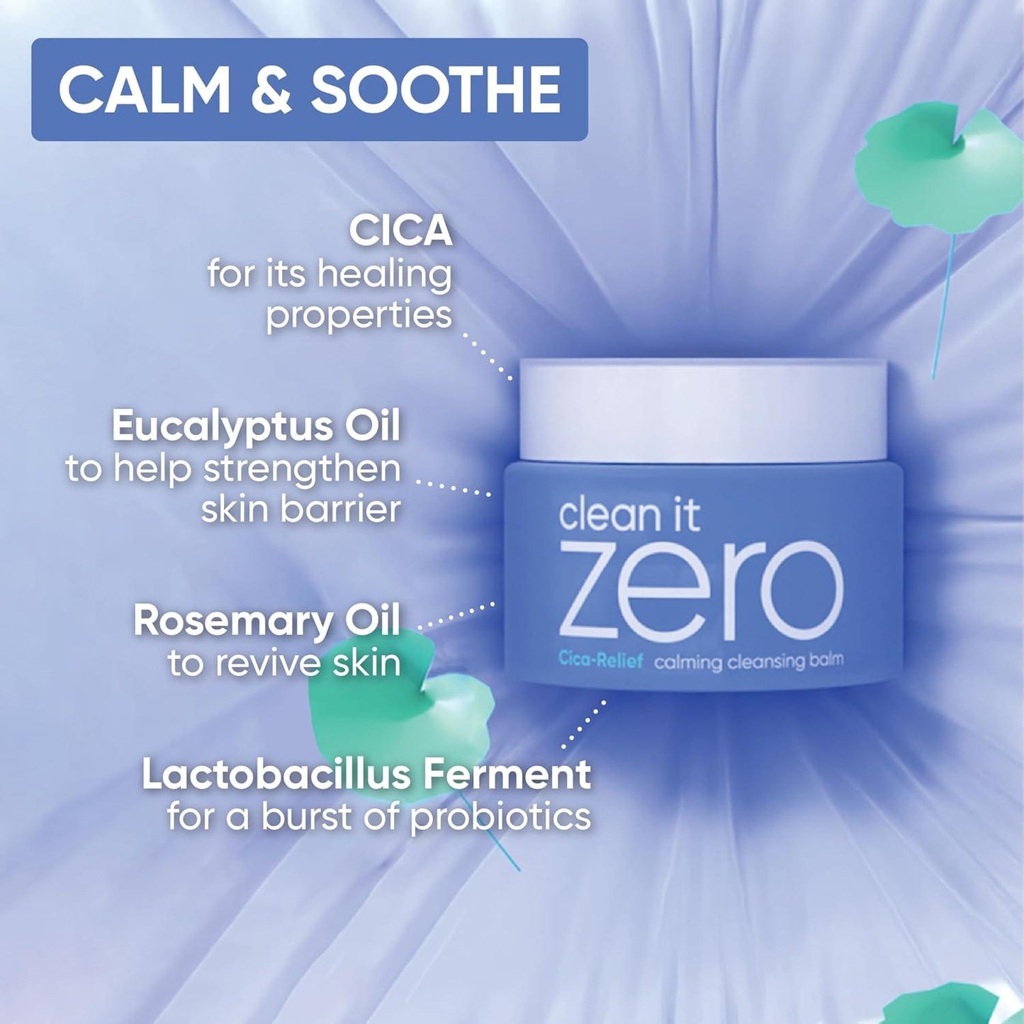 π«§ Clean It Zero - Calming Cleansing Balm - Cica-Relief 100ml