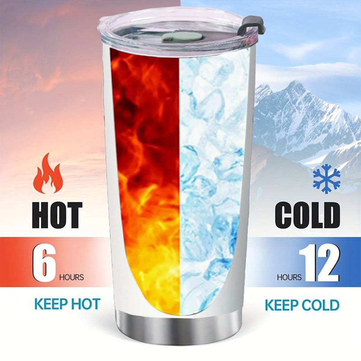 ☕️ Fueled on Cafecito & Ganas – 20oz Stainless Steel Coffee Tumbler