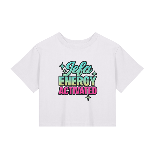Jefa Energy Activated Cropped Tee #3