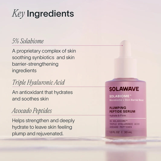 Solawave Pre & Probiotic Plumping Peptide Serum