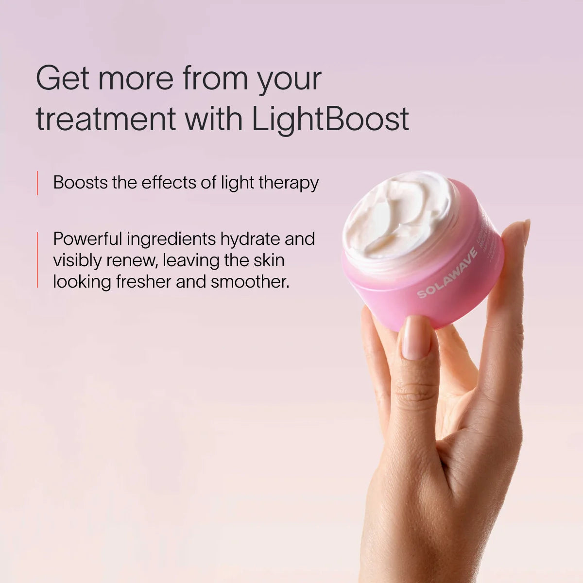 Solawave Neck & Chest LED Mask w/ LightBoost Cream Kit