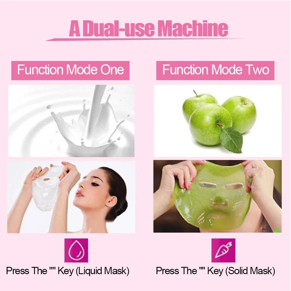 ✨ DIY Face Mask Maker – Automatic Collagen Fruit & Veggie Facial Mask Machine