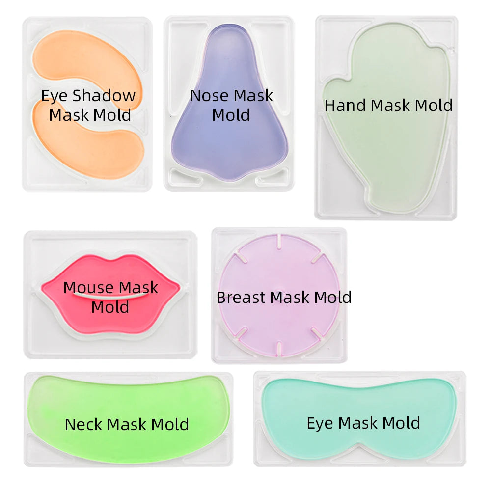 🧪 DIY Mask Mold Kit – For Face, Eyes, Neck, Lips & More!