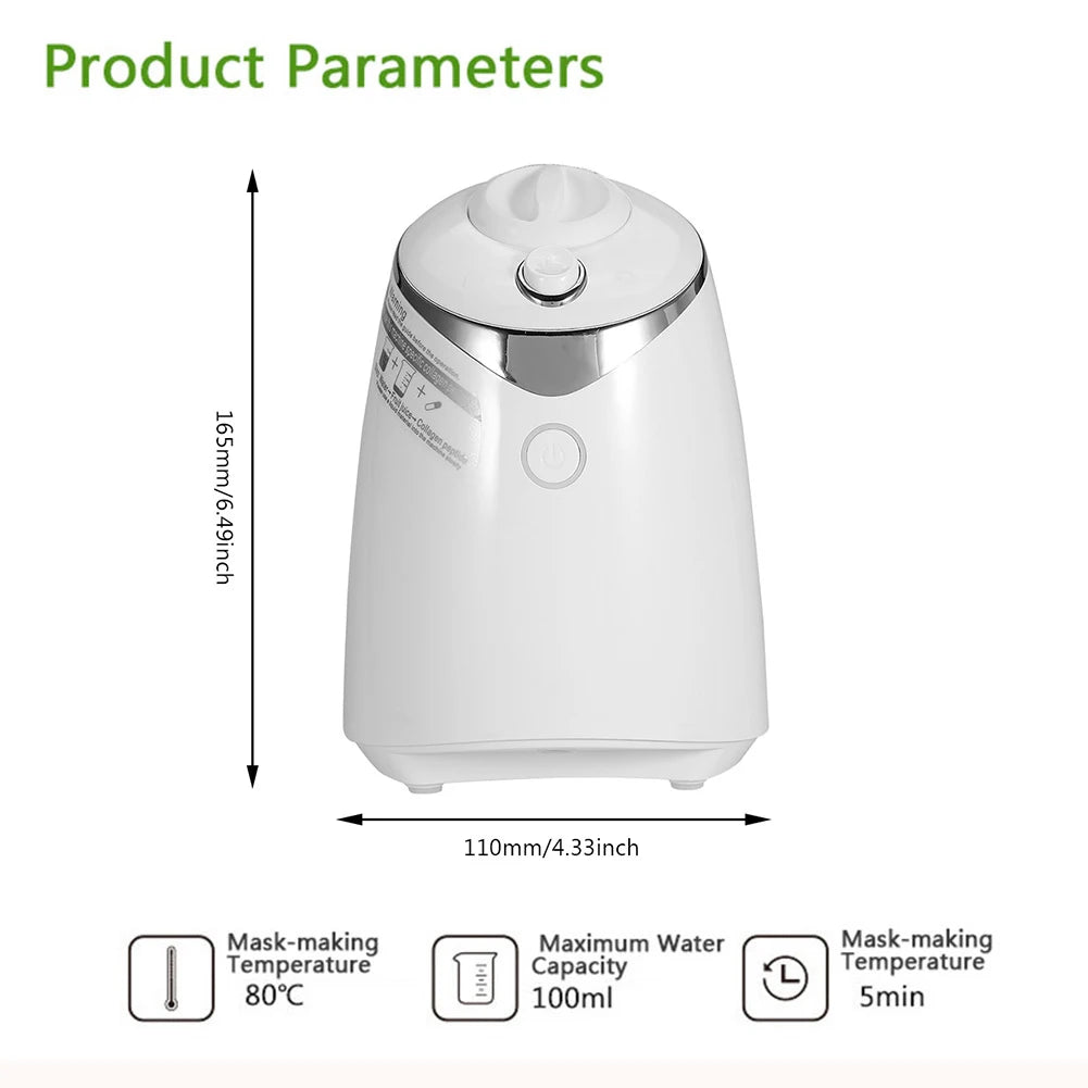 ✨ DIY Face Mask Maker – Automatic Collagen Fruit & Veggie Facial Mask Machine