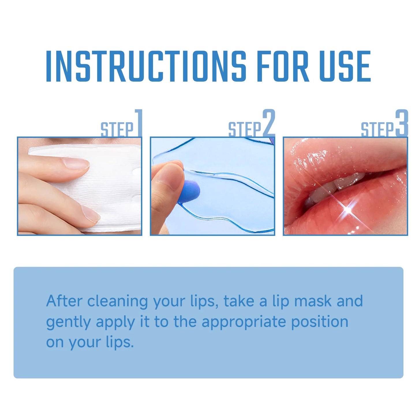 π Marine Collagen Lip Mask Set β Deep Hydration & Fine Line Fading (6 pcs)