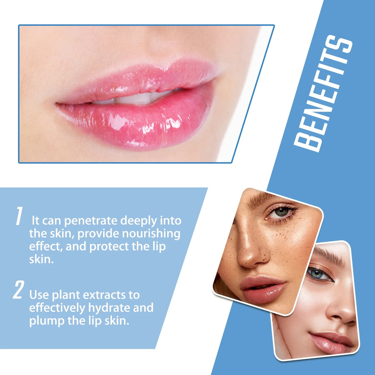 π Marine Collagen Lip Mask Set β Deep Hydration & Fine Line Fading (6 pcs)