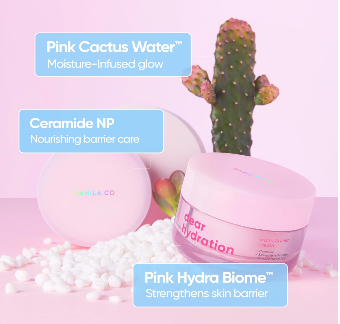 💧 Dear Hydration Water Barrier Cream – Pink Moisture Power 50ml