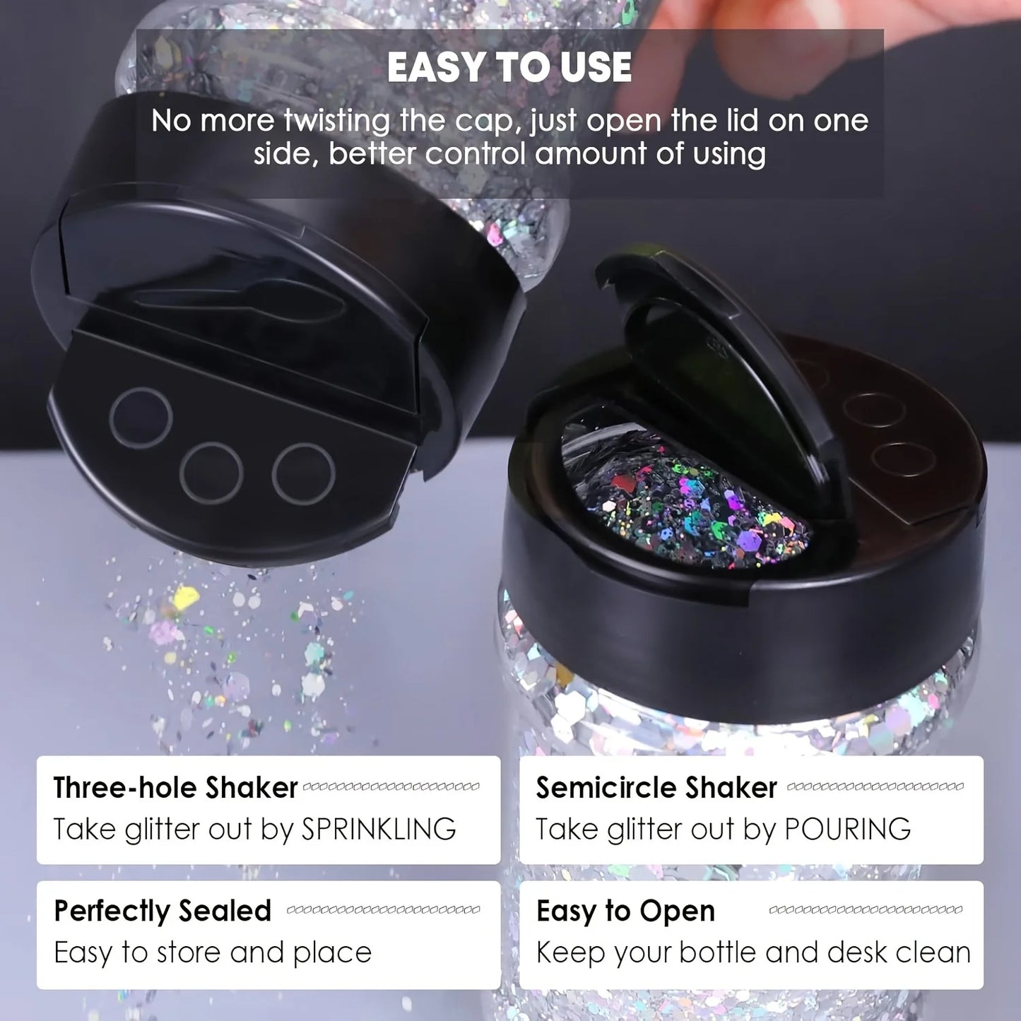 ✨ Festival Holographic Glitter – Multi-Use Chunky Sparkle