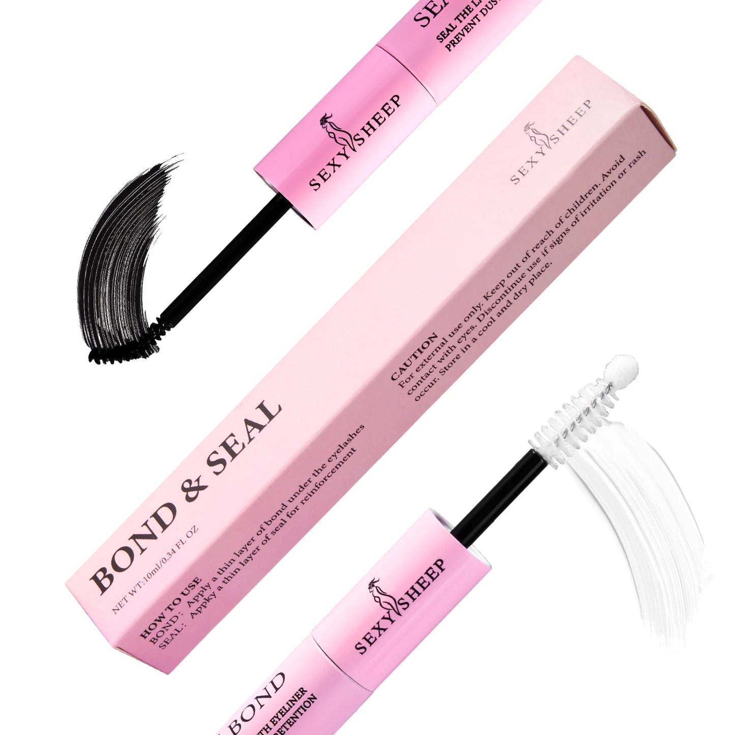 ✨ 2-in-1 Bond & Seal – Strong Hold Lash Glue Duo for DIY Cluster Lashes (Multi-Bundle Options)