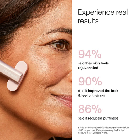 Solawave 4-in-1 Red Light Therapy Wand & Activating Serum Kit