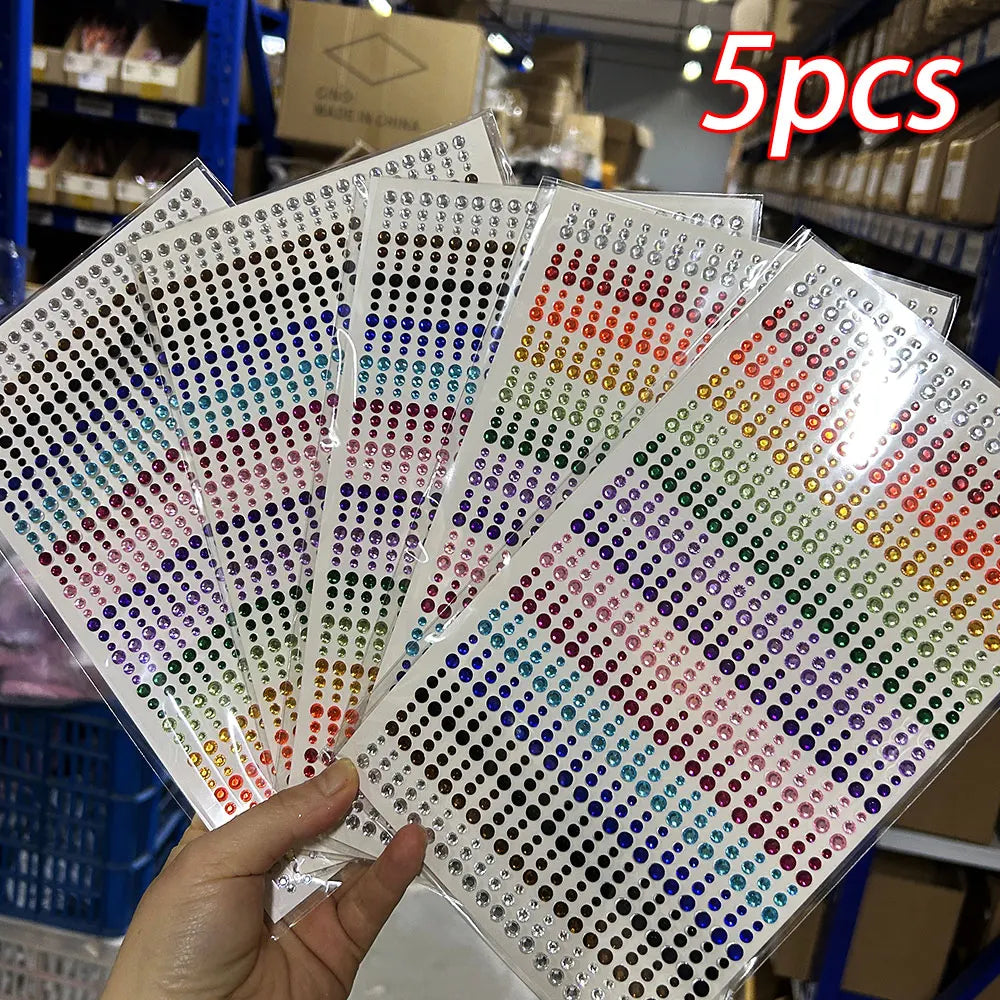 π Rainbow Face Gem Stickers β Sparkle Tattoo Set for Festivals, Makeup & More β¨