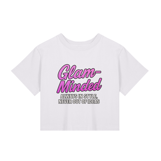 💖 Glam-Minded – Always In Style, Never Out of Ideas Cropped Tee