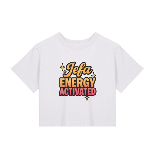 Jefa Energy Activated Cropped Tee