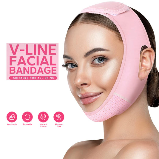 V-Line Facial Slimming Strap – Double Chin Reducer & Jawline Lift Mask