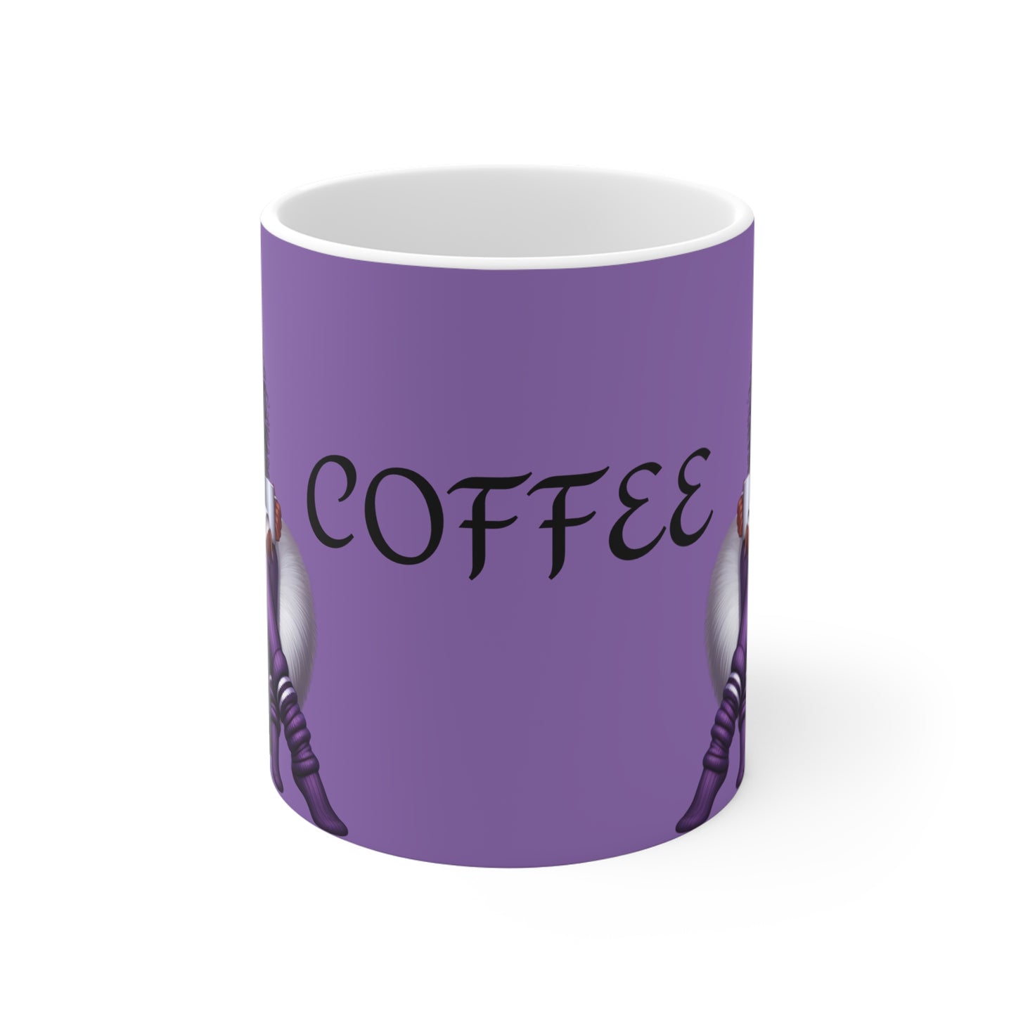 Coffee Please Mug | Cozy Girl #4 Artwork Ceramic Coffee Cup | 11oz Stylish Drinkware | Dishwasher & Microwave Safe | Gift for Coffee Lovers
