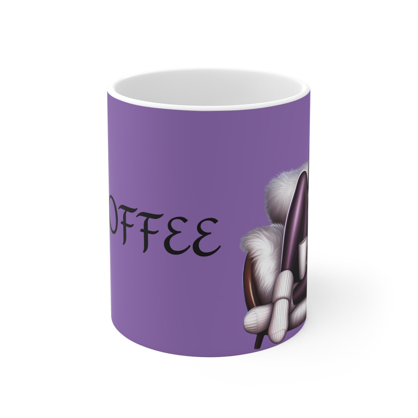 Coffee Mug | Cozy Girl #5 Artwork Ceramic Coffee Cup | 11oz Stylish Drinkware | Dishwasher & Microwave Safe | Gift for Coffee Lovers
