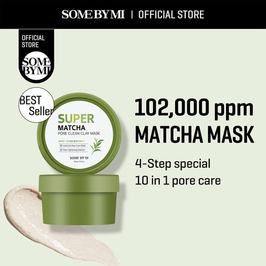 🍵 Super Matcha Pore Clean Clay Mask (100g) – Deep Pore Purifying Clay Mask