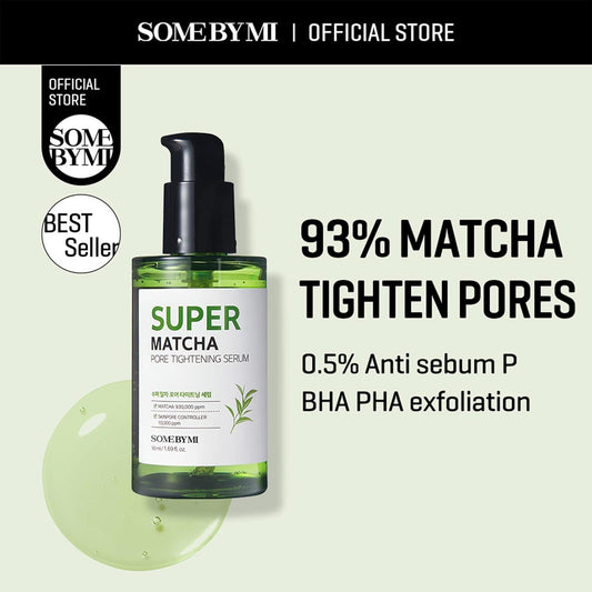 🍵 Super Matcha Pore Tightening Serum (50ml) – Pore Refining & Hydrating Serum