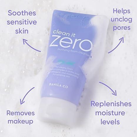 🧼 Clean it Zero Purifying Foam Cleanser - Cica-Relief 150ml