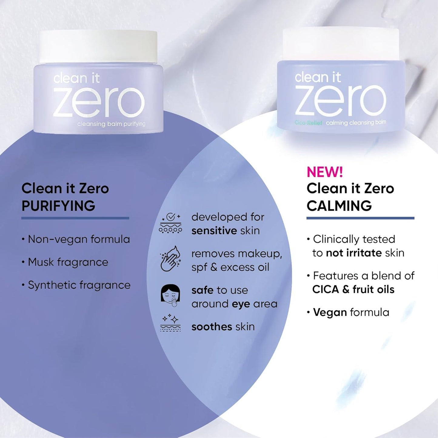 🫧 Clean It Zero - Calming Cleansing Balm - Cica-Relief 100ml