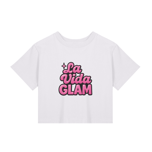 La Vida Glam Cropped Tee