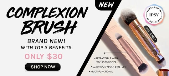 Chica Beauty Dual-Ended Retractable Complexion Brush (Featured in IPSY)