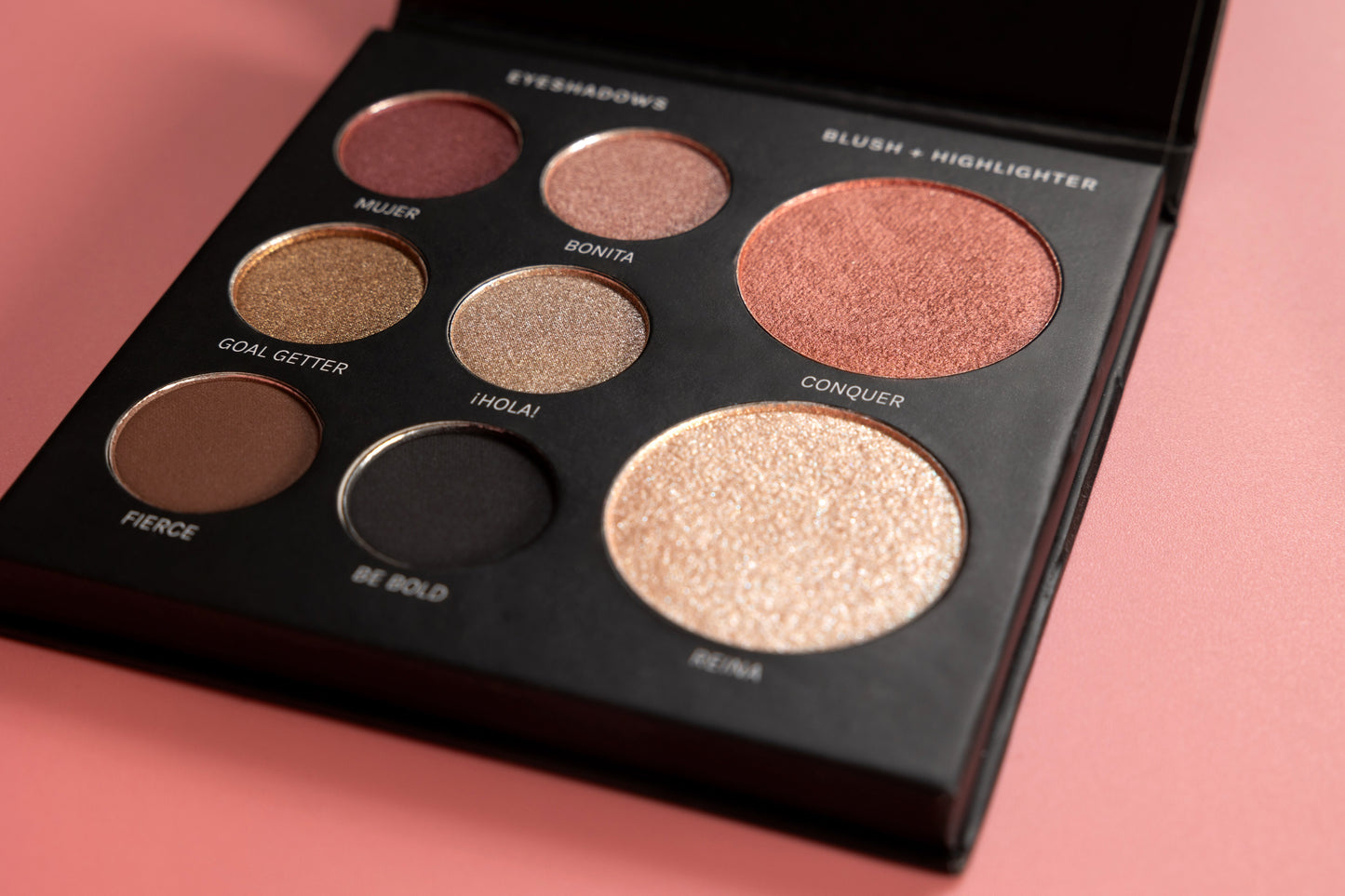 GET IT CHICA (Chica Beauty All-In-One Face Palette - Blush, Highlighter & 6 Eyeshadows)