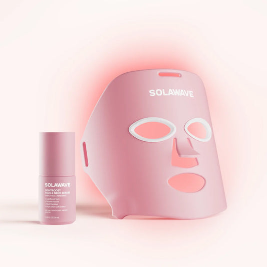 Solawave Wrinkle Retreat Face Mask & LightBoost Serum Kit