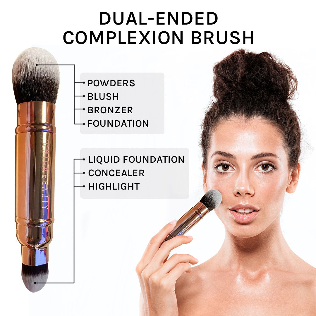 Chica Beauty Dual-Ended Retractable Complexion Brush (Featured in IPSY)