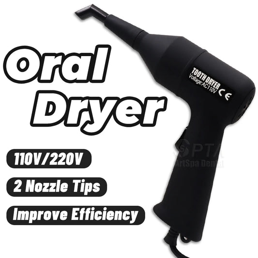 🖤 Pro Oral Surface Dryer – Electric Tooth Gem Bonding Tool