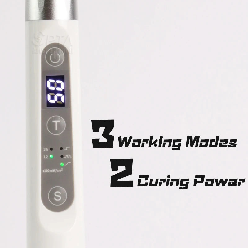💡 Advanced Pro Tooth Gem Curing Light – 1 Second LED Lamp with Rotating Head
