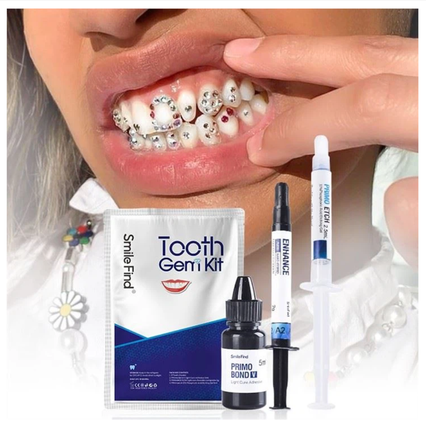 💎 Pro Bonding Kit – Etch, Bond & Seal Like a Beauty Boss (3-Piece Set)