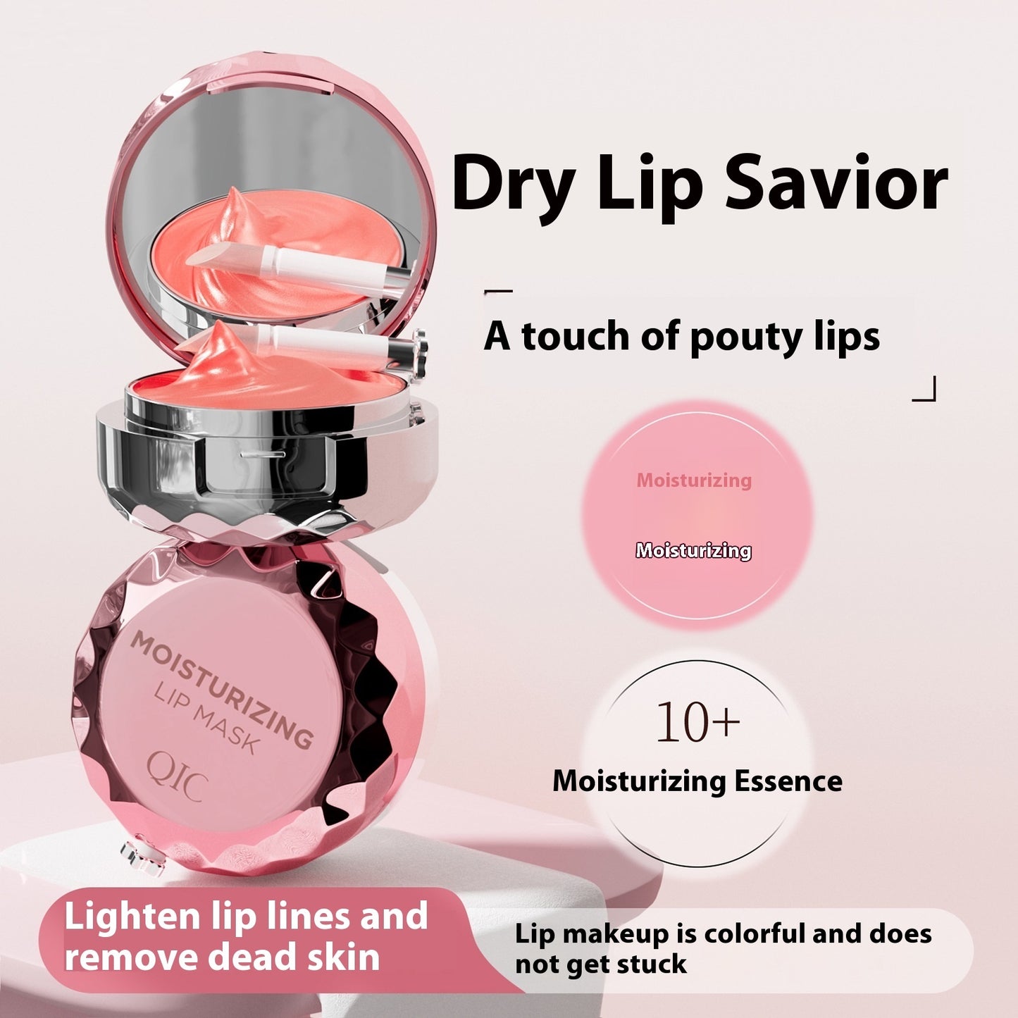 💋 Luxe Moisturizing Lip Mask - Daytime and Nighttime Lip Treatment Balm