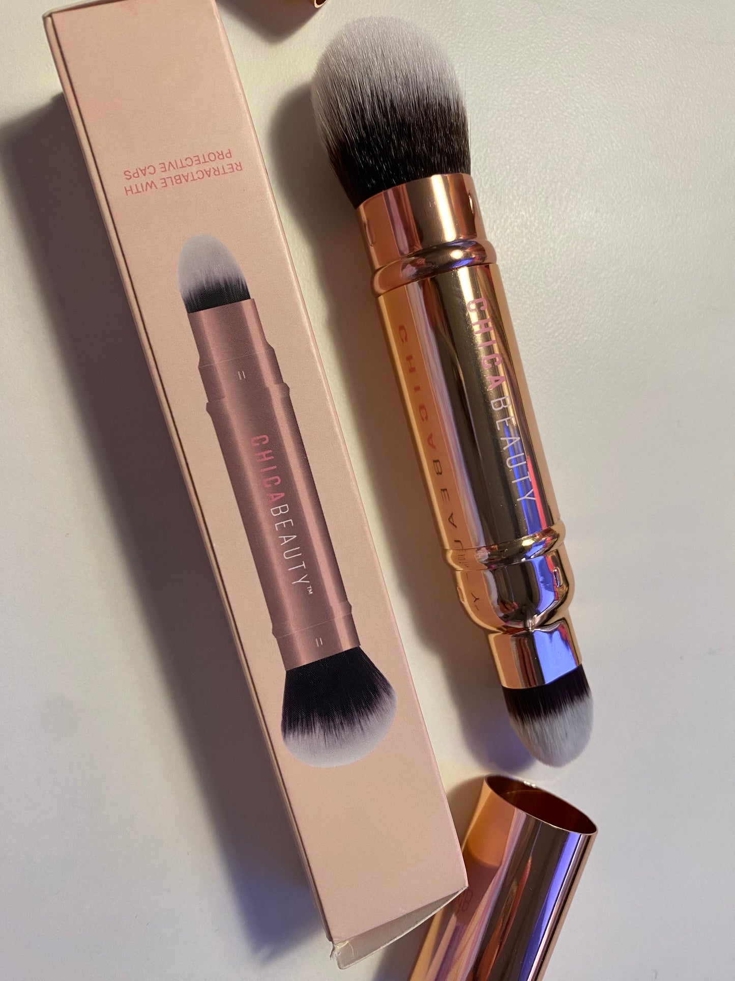 Chica Beauty Dual-Ended Retractable Complexion Brush (Featured in IPSY)