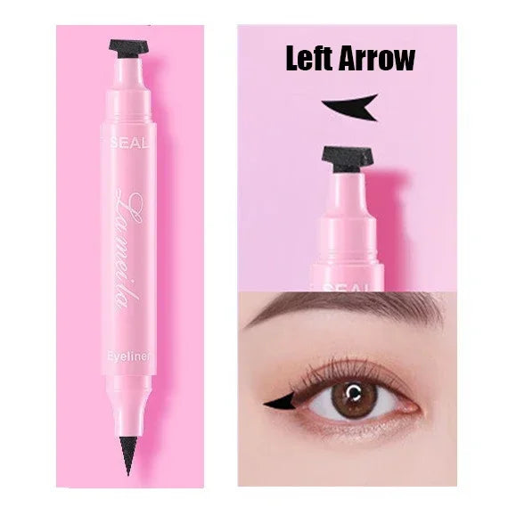 🖤 Glam Stamp Eyeliner Duo – Liquid Liner & Festival Stamp in 6 Designs