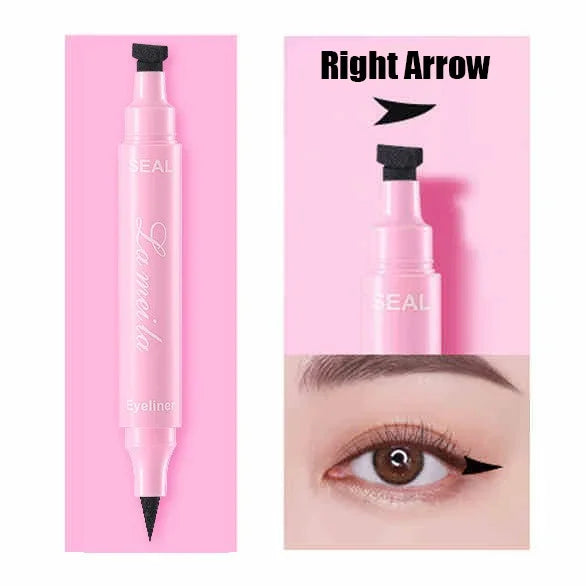 🖤 Glam Stamp Eyeliner Duo – Liquid Liner & Festival Stamp in 6 Designs