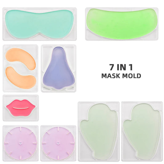🧪 DIY Mask Mold Kit – For Face, Eyes, Neck, Lips & More!